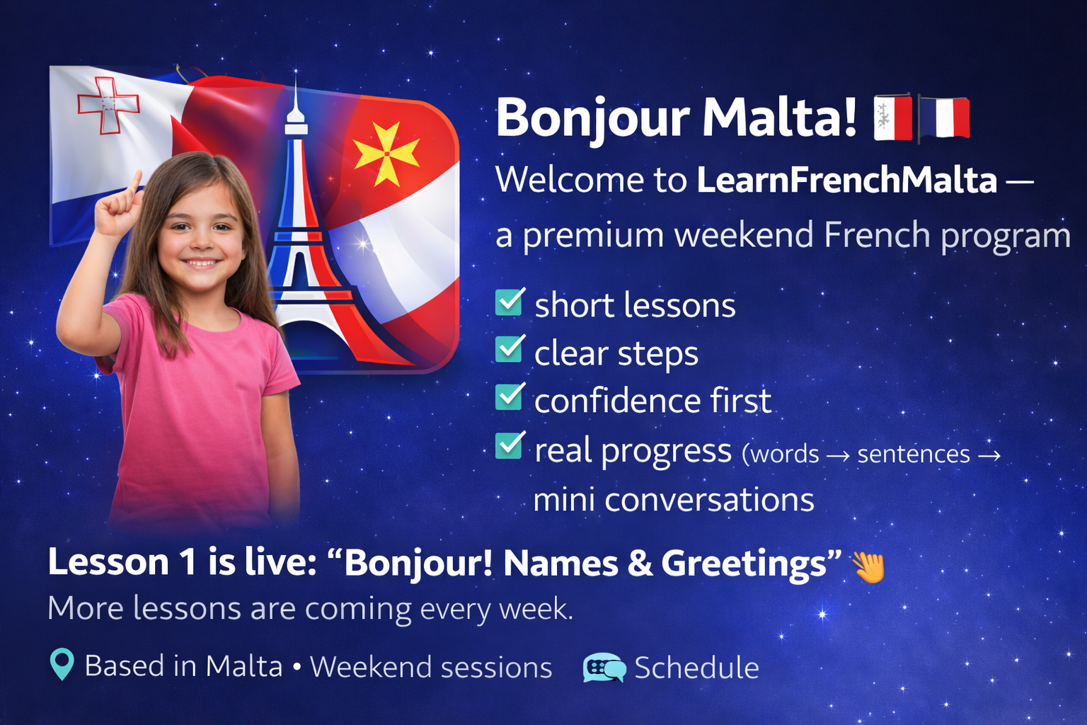 LearnFrenchMalta — French lessons for kids in Malta